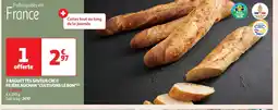 Auchan Supermarché 3 baguettes saveur crc offre