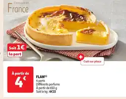 Auchan Supermarché Flan offre