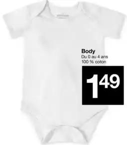 Zeeman Body offre