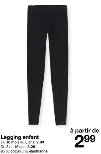 Zeeman Legging enfant offre