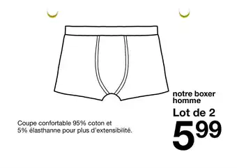 Zeeman Notre boxer homme offre