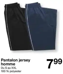 Zeeman Pantalon jersey homme offre