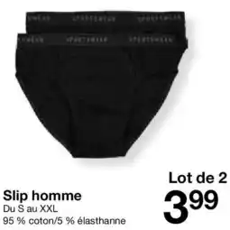 Zeeman Slip homme offre