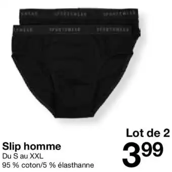 Zeeman Slip homme offre