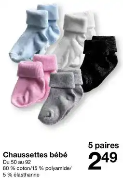 Zeeman Chaussettes bébé offre