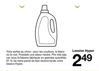 Zeeman Lessive Hyper offre