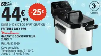 E.Leclerc Friteuse easy pro moulinex offre