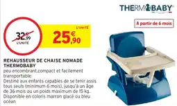 Intermarché Rehausseur de chaise nomade thermobaby offre