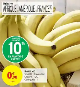 Intermarché Banane offre