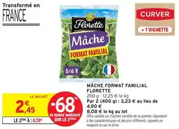 Intermarché Mâche format familial florette offre