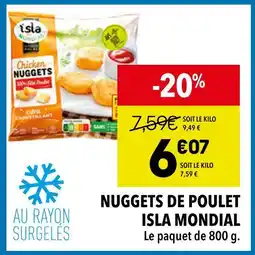 Supeco Isla Mondial Nuggets de Poulet offre