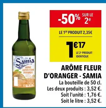 Supeco Samia Arôme Fleur d'Oranger offre