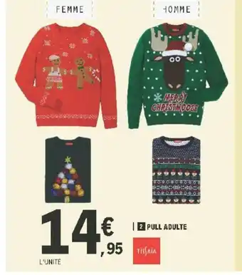 E.Leclerc Pull Adulte offre