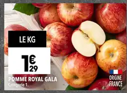 Supeco Pomme Royal Gala offre