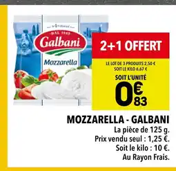 Supeco Galbani Mozzarella offre