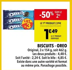 Supeco OREO Biscuits offre