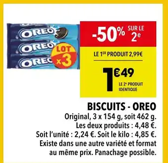 Supeco OREO Biscuits offre