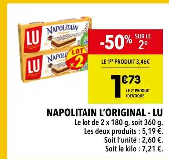 Supeco LU Napolitain l'original offre