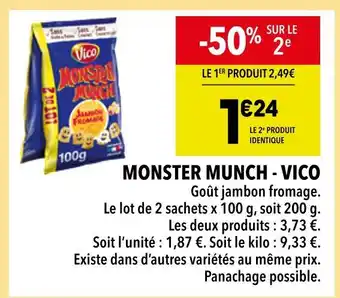 Supeco Vico Monster Munch offre