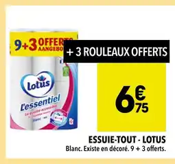 Supeco Lotus Essuie-tout offre