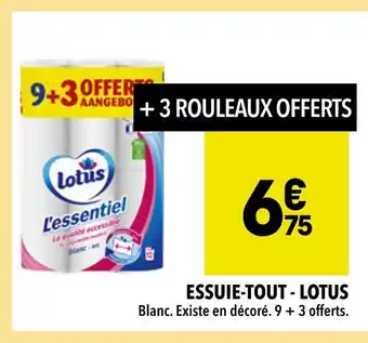 Supeco Lotus Essuie-tout offre