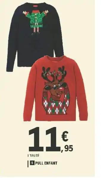 E.Leclerc Pull Enfant offre