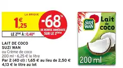 Intermarché Lait de coco suzi wan offre