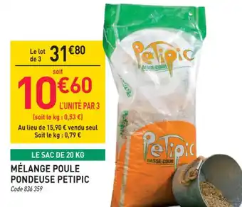 RAGT Jardin & Maison PETIPIC Mélange poule pondeuse offre