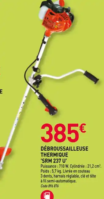 RAGT Jardin & Maison ECHO Débroussailleuse thermique 'srm 237 u' offre