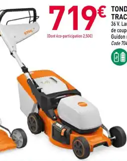 RAGT Jardin & Maison STIHL Tondeuse sur batterie tractée 'rma 248.3 t' offre