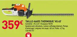 RAGT Jardin & Maison STIHL Taille-haies thermique 'hs 45' offre