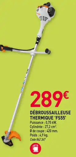 RAGT Jardin & Maison STIHL Débroussailleuse thermique 'fs55' offre