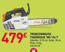 RAGT Jardin & Maison STIHL Thermique 'ms 194 t' offre