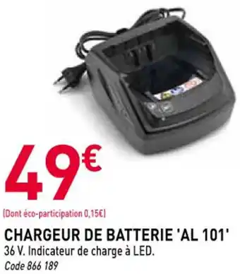 RAGT Jardin & Maison STIHL Chargeur de batterie 'al 101' offre