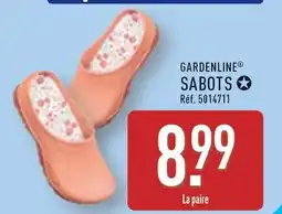 ALDI GARDENLINE Sabots offre