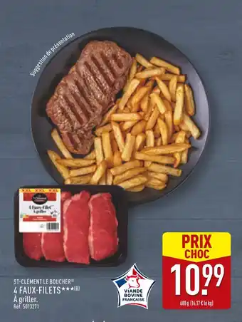 ALDI ST-CLÉMENT LE BOUCHER 4 faux-filets offre