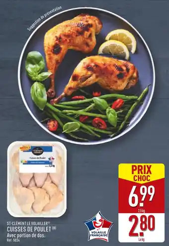 ALDI ST-CLÉMENT LE VOLAILLER Cuisses de poulet offre