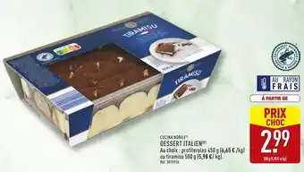 ALDI CUCINA NOBILE Dessert italien offre