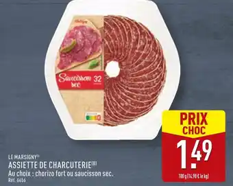 ALDI LE MARSIGNY Assiette de charcuterie offre