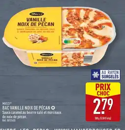 ALDI MUCCI Bac vanille noix de pécan offre