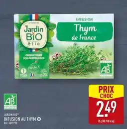 ALDI JARDIN BIO Infusion au thym offre