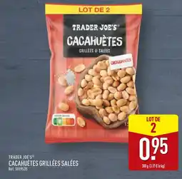 ALDI TRADER JOE'S Cacahuètes grillées salées offre