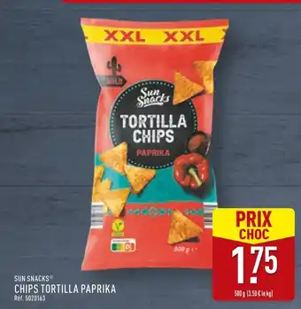 ALDI SUN SNACKS Chips tortilla paprika offre