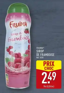 ALDI FRUIMA Sirop de framboise offre