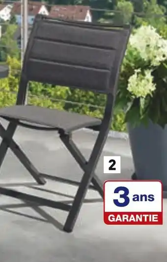 ALDI Belavi Chaise pliante en aluminium offre