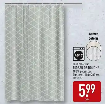 ALDI Home Creation Rideau de douche offre