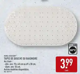 ALDI HOME CREATION Tapis de douche ou baignoire offre