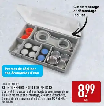 ALDI HOME CREATION Kit mousseurs pour robinets offre