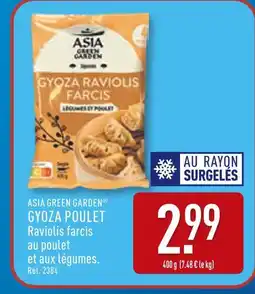 ALDI ASIA GREEN GARDEN Gyoza poulet offre