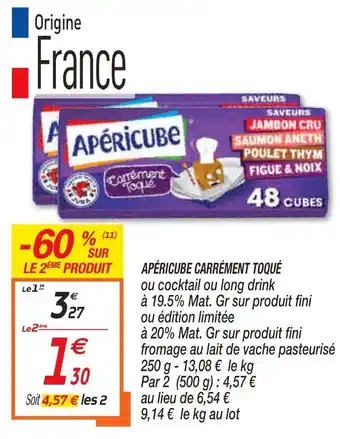 Netto Apèricube Carrèment Toquè offre